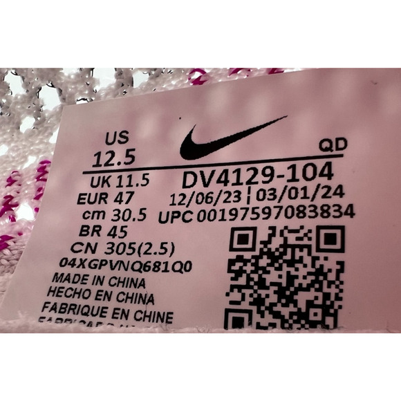 Nike ZoomX Vaporfly 3 Vivid Purple DV4129-104 Men\'s Size 12.5 New main image 10